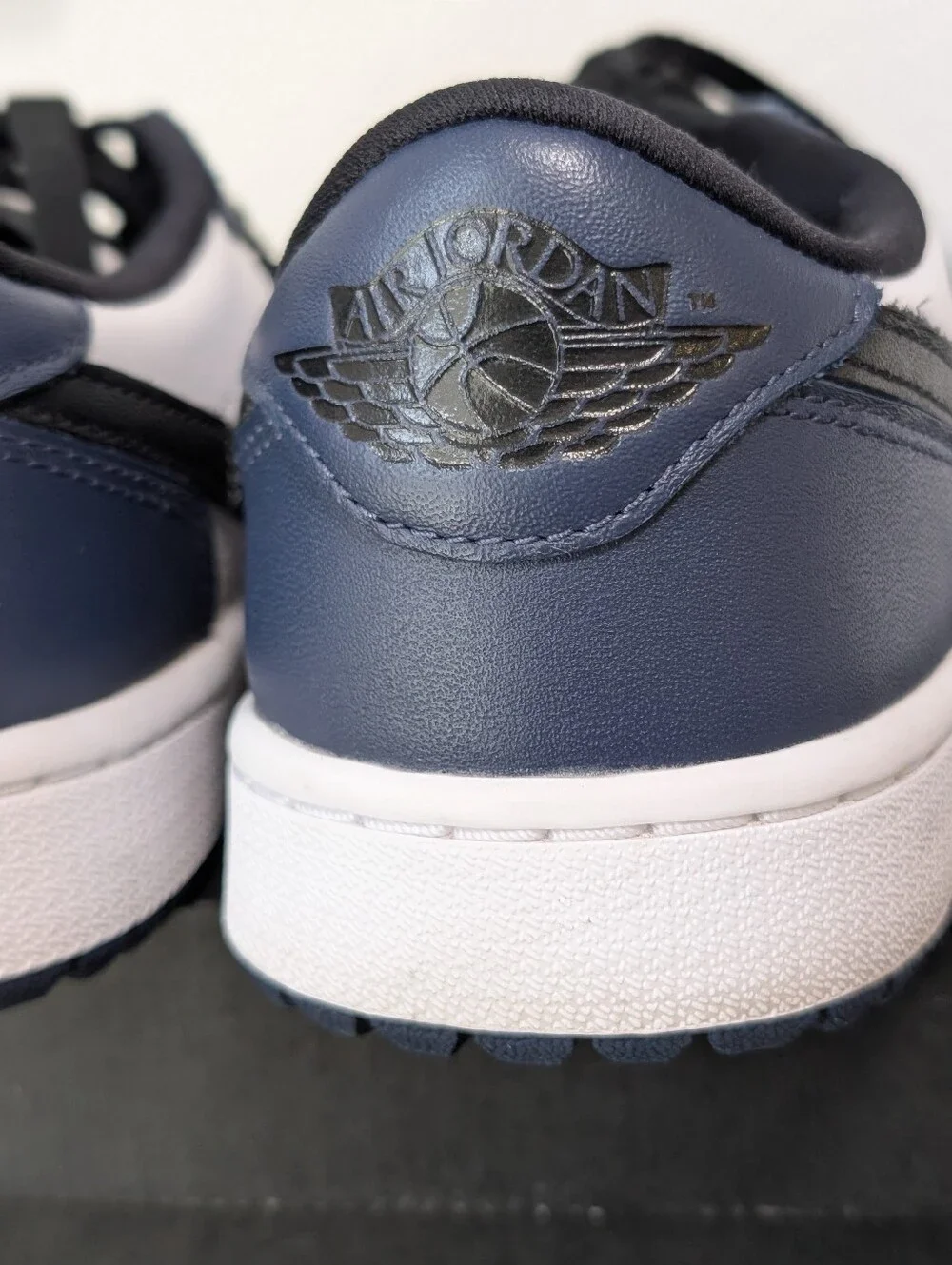 Jordan 1 Low Golf Midnight Navy Size 8.5  Cleat Nike Air Men’s Shoe Blue White